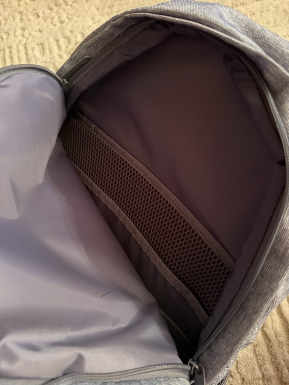 PINK Victoria’s Secret Backpack Gray Casual School Travel Bag - Picture 4 of 6